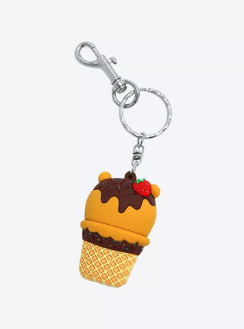 Loungefly Disney Winnie The Pooh Ice Cream 3D Keychain