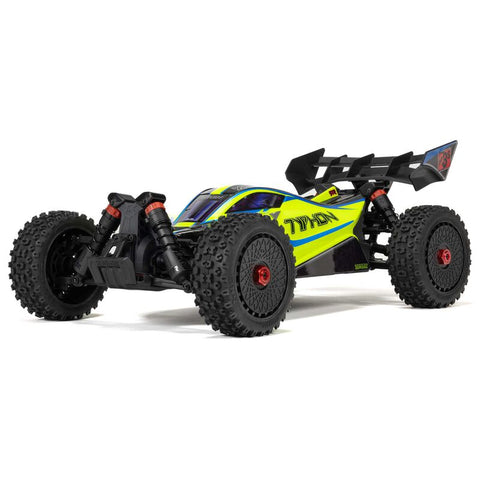 ARRMA Typhon ARA4306V4T2 223S 2S 3S Brushless 1/10 4x4 Buggy Yellow