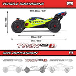 ARRMA Typhon ARA4306V4T3 223S 2S 3S Brushless 1/10 4x4 Buggy Blue Red