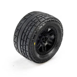 Pro-Line Racing 1034510 Menace Front/Rear Street Tires Mounted 12mm Black Split Six (2): ARRMA MINI KRATON