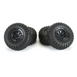 Pro-Line  1/30 Aztek Front/Rear Mounted Black Clobber (4) for Axial SCX30