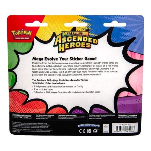 Pokemon Mega Evolutions Ascended Heroes Tech Sticker Collection 1 Rand SPORTS ZONE TOYS & COMICS Pokemon Mega Evolutions Ascended Heroes Tech Sticker Collection 1 Rand SPORTS ZONE TOYS & COMICS