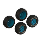ARRMA ARA-1571 dBoots 'FORTRESS' Tire Set Glued (Blue) (2 Pairs)