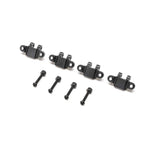 Team Losi Racing TLR314009 Lower Shock Mount, Aluminum, Black(4): Mini LMT