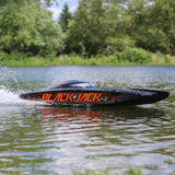Pro Boat PRB08043T1 Blackjack 42" 8S Brushless Catamaran RTR: Black/Orange