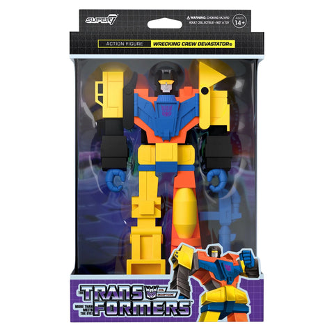 Devastator Transformers Super7 Reaction Action Figure