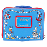 Loungefly Disney Donald Duck 90th Anniversary Lenticular Zip Around Wallet