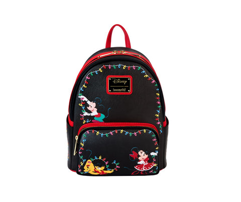 Loungefly Disney Mickey's Light Up Decorations Mini Backpack