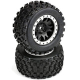 Pro-Line Racing 1013113 Badlands MX43 Pro-Loc AT Tires 2 Impulse Wheels X-Maxx