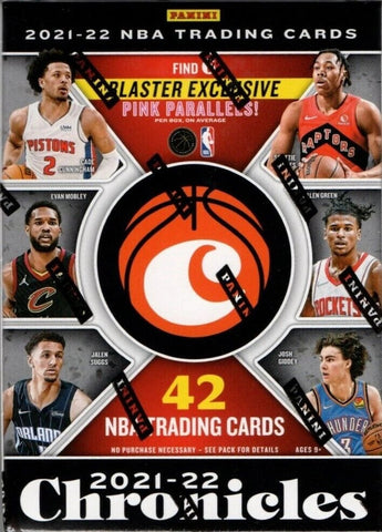 2021-22 Panini Chronicles Basketball Trading Cards Blaster Box