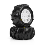 Pro-Line PRO1031213 1/16 Dumont Front/Rear Paddle Tires Mounted 12mm White Split Six (2) ARRMA MINI KRATON