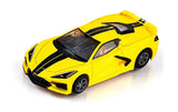 AFX 22013 HO Mega G+ MG+ Plus Corvette C8 Yellow Slot 1:64 Race Car