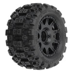 Pro-Line PRO1024110 Badlands MX 1.85" Tires (4) Raid Black 12mm Hex Wheels Granite GROM