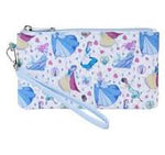 Loungefly Disney Princess Manga Style Nylon Wristlet Wallet/Pencil Case