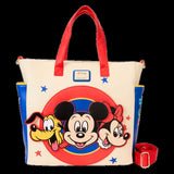 Loungefly Mickey & Friends Classic Convertible Backpack & Tote Crossbody Bag