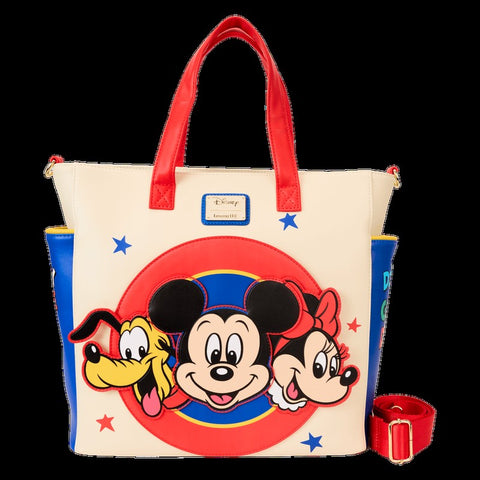 Loungefly Mickey & Friends Classic Convertible Backpack & Tote Crossbody Bag