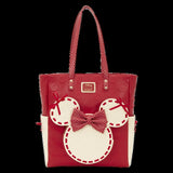 Loungefly Disney Minnie Rock the Dots Tote Bag
