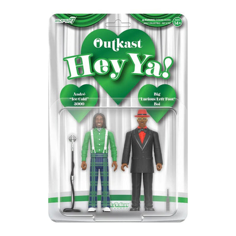 Outkast Hey Ya! Super7 Reaction Action Figures