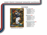 2025 Topps Chrome Baseball Update Blaster Box