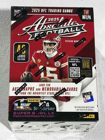 2025 Panini Absolute Football Hobby Blaster Box