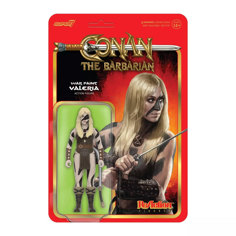 Valeria War Paint Conan The Barbarian Super7 Reaction Action  Figure