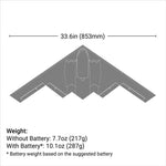 E-flite EFLU09050 Micro B-2 Spirit of America Twin 30mm EDF BNF Basic
