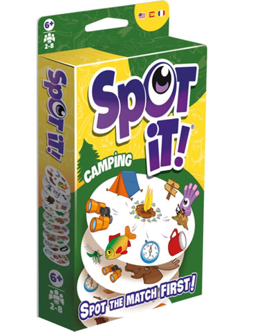 Spot It! Camping Eco Blister Card Board Game Asmodee