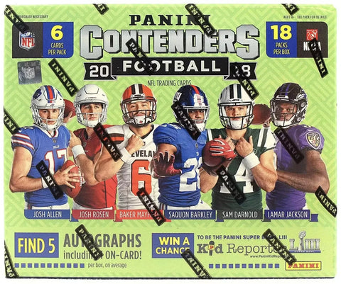 2018 Panini Contenders Football Mega Box