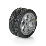Pro-Line Racing PRO1030810 Avenger Tire Mounted on Overdrive Gray Wheel 8mm Hex (4): Losi Race Car