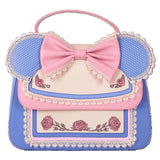 Loungefly Minnie Mouse Floral and Lace Ears Crossbody Bag