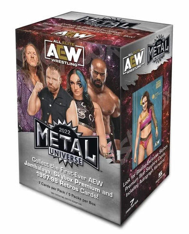 2022 Upper Deck AEW Skybox Metal Universe Wrestling Blaster Box