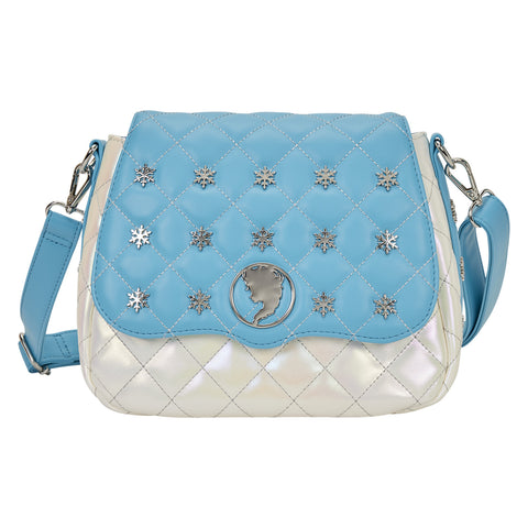 Loungefly DISNEY FROZEN ELSA PEARLESCENT CROSSBODY BAG