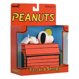 PEANUTS Snoopy Sleeping (Flocked) Super7 Reaction Action Figure