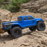 AXIAL AXI-1219T2 1/24 SCX24 Base Camp 4WD Rock Crawler Brushed RTR with Battery & Charger, Blue