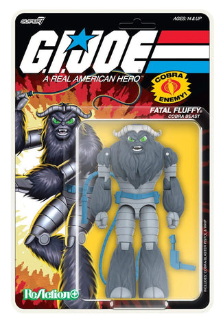 Fatal Fluffy (Cobra Beast)  G.I. Joe Wave 2 Super7 Reaction+ Figure