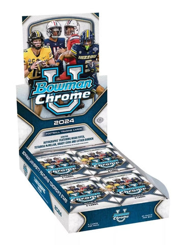 2024 Bowman Chrome U Football Hobby Box