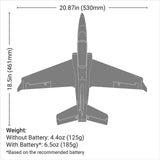 E-flite EFLU17750 UMX Viper 30mm EDF Jet BNF Basic with AS3X and SAFE Select