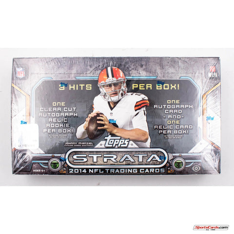 2014 Topps Strata Football Hobby Box