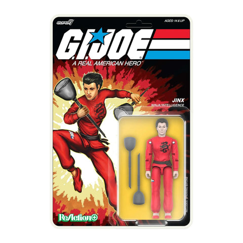 G.I. Joe Jinx Super7 Reaction + Action Figure