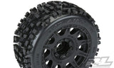 Pro-Line Racing 117810 Badlands 3.8" All Terrain MT Tires Raid Black Mounted 8x32 17mm