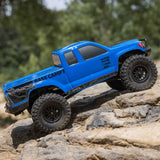 AXIAL AXI-1219T2 1/24 SCX24 Base Camp 4WD Rock Crawler Brushed RTR with Battery & Charger, Blue