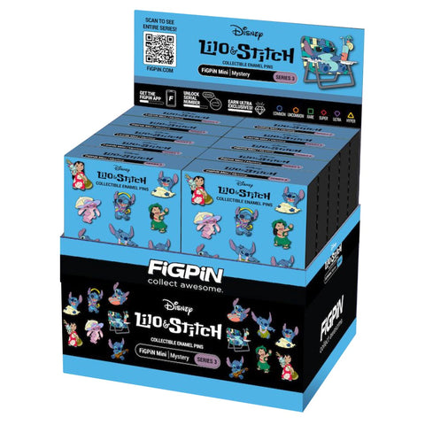 FiGPiN Lilo & Stitch Series 3 FiGPiN Mystery Mini Box of 10