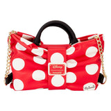 Loungefly Disney Minnie Rocks The Dots Figural Bow Crossbody