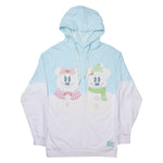 Loungefly Disney Mickey and Minnie Pastel Snowman Unisex Hoodie L-Large