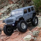 Axial AXI00002V3T3 SCX24 V3 RTR with Jeep Wrangler JL Unlimited Body Gray