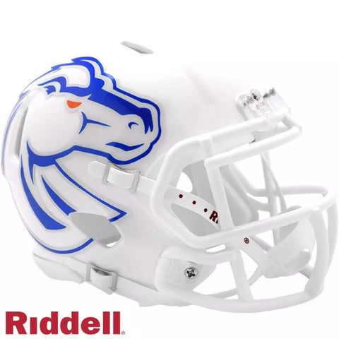 Boise State Broncos 20245 White Riddell NCAA Speed Mini Helmet