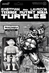 Michelangelo TMNT Turtles Comic Greyscale Super7 Reaction Figure