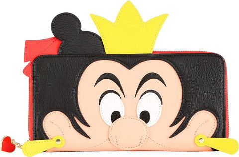 Loungefly Disney Queen of Hearts Zip Around  Wallet