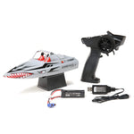 Pro Boat PRB08045T1 Sprintjet 9" Self-Righting Deep-V Jet Boat Brushed RTR Silver