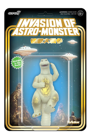 Godzilla Invasion Of Astro-Monster Glow TOHO Super7 Reaction Figure